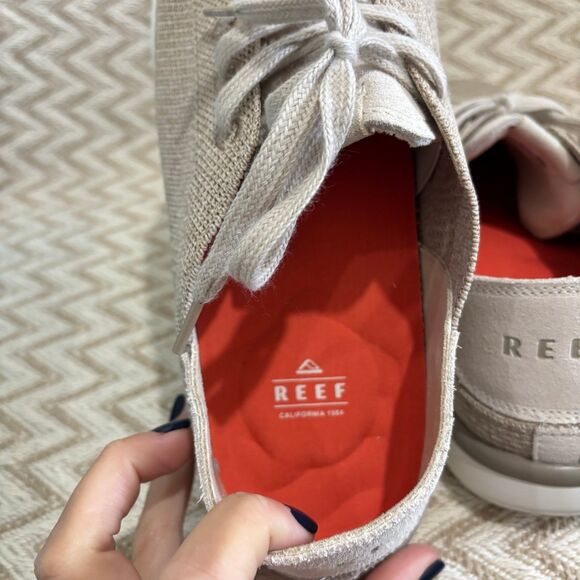 Reef Swellsole Neptune Sneakers Tan NWT - Picture 8 of 12